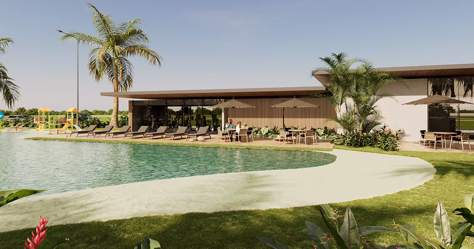 Piscinas Adulta e Infantil — Villas Sto Antônio